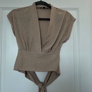 Sparkle Deep V Blouse